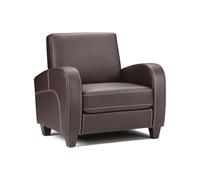 Julian Bowen Fauteuil Vivo, Simili Cuir Marron