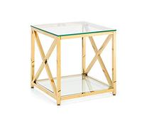 Julian Bowen Lampe de Table Miami, dorée