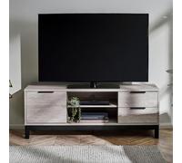 Julian Bowen Meuble TV Bali - Chêne Gris, Bois d'ingénierie, 50 x 135 x 40