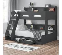 Julian Bowen Orion Triple Sleeper, Anthracite, Simple et Petit Double