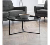 Julian Bowen Table Basse Loft, Verre fumé