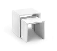 Julian Bowen Tables gigognes Manhattan, blanc