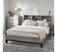 Julian Bowen Tête de lit bibliothèque Bali 135 cm - Chêne Gris