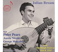 Julian Bream au Festival d'Aldeburgh en 1958 et 1959
