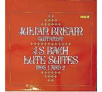 JULIAN BREAM - bach: lute suites nos. 1 and 2 LP