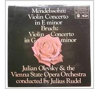 Julian Olevsky and The Vienna State Opera Orchestra - Mendelssohn: Violin Concerto In E Minor, Bruch: Violin Concerto In G Minor [LP]