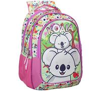 Julian Ross Koala Sac à dos Scolaire Enfants, CP, CE1, CE2, 33x15x43 cm, Ergonomique, 3 Compartiments, Bretelles rembourrées, Poignée, Intérieur Doublé, Fille