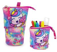 Julian Ross Licorne avec Glace Trousse Scolaire Télescopique 2-en-1 pour Enfants, Porte-Stylo rétractable, pour Les étudiants, Le Bureau, Les Femmes, Les Filles