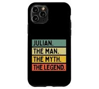 Julian The Man The Myth The Legend Citation Humoristique personnalisée Coque pour iPhone 11 Pro