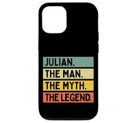 Julian The Man The Myth The Legend Citation Humoristique personnalisée Coque pour iPhone 12/12 Pro