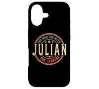 Julian The Man The Myth The Legend Vintage Personnalisé Coque pour iPhone 17