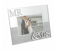 Juliana Cadre Miroir à paillettes Mr & Mrs 15.2cm x 10.2cm