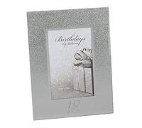 Juliana Cadre photo en verre miroir argenté à paillettes 10 x 15 cm