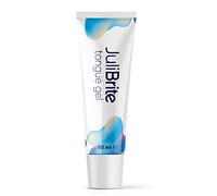 JuliBrite Gel Nettoyant pour la Langue avec Brosse, Aide à Combattre la Mauvaise Haleine (Halitose), Pour une Haleine Fraîche, 50ml