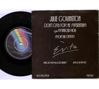 JULIE COVINGTON - DON'T CRY FOR ME ARGENTINA - 7 INCH VINYL / 45