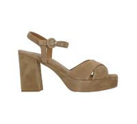 Julie Dee - Sandales à talon large - Femme - Chaussures - Brun - Taille: 40 EU