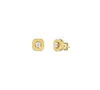 Julie Julsen Boucles d'oreilles jaune / argent, Taille One Size