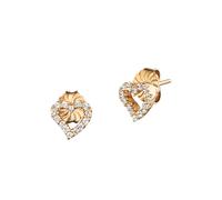 Julie Julsen Boucles d'oreilles or / transparent, Taille One Size