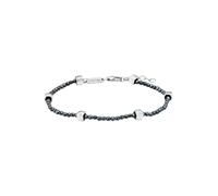 Julie Julsen Bracelet anthracite / argent, Taille One Size