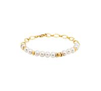 Julie Julsen Bracelet or / blanc perle, Taille One Size
