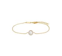 Julie Julsen Bracelet or / transparent / blanc perle, Taille One Size