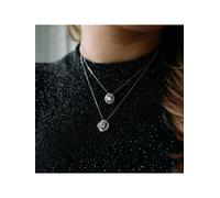 Julie Julsen Chaîne argent / transparent, Taille One Size