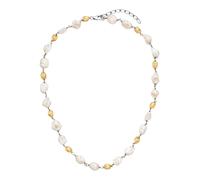 Julie Julsen Chaîne or / argent / blanc perle, Taille One Size