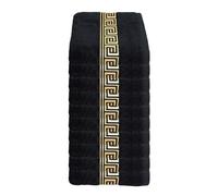 Julie Julsen Lot de 10 serviettes d'invité sans produits chimiques 600 g/m² Noir/doré 30 x 50 cm 100 % coton - Certification Oeko-Tex Std 100 - Doux et absorbant - Lavable en machine