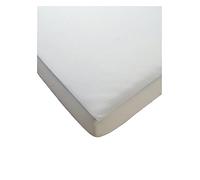 Julie Julsen Protège-matelas en molleton imperméable et respirant 230 g/m², Weiß 170 Gm2, 120 x 200 cm