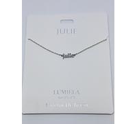 Julie Named Lumeila Collier Marina De Buchi Couleur argent présenté par Sterling Effectz