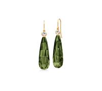 Julie Sandlau Ofelia Drop Boucles d'oreilles 18 ct. Argent HKS809GDOLCRCZ - Femme - 925 Sterling Silver