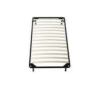 JULIE - Solide et Confortable Sommier Cadre a lattes + Pieds 90x200 x 29 cm en Metal - Montage Rapide et Facile - epaisseur du Metal +/- 1,2 mm 14