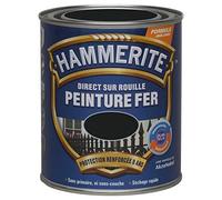 Peinture mat ferronerie Hammerite - 750 ml - Noir