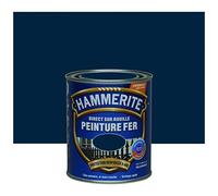 Julien Hammerite fer martelé 0.75L bleu - Peinture métal résistant à la rouille
