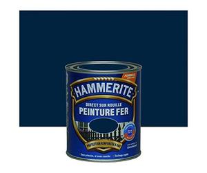 Julien Hammerite fer martelé 0.75L bleu - Peinture métal résistant à la rouille