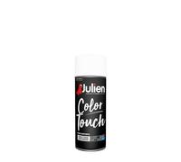 Julien Peinture Aérosol Intérieure et Extérieure Color Touch en Phase Aqueuse - Blanc Neige Mat - 400ml