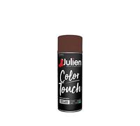 Julien Peinture Aérosol Intérieure et Extérieure Color Touch en Phase Aqueuse - Brun Châtaigne Satin - 400ml