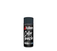 Julien Peinture aérosol Color Touch – Phase aqueuse intérieure et extérieure – Noir mat 400 ml