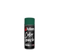 Julien Peinture Aérosol Intérieure et Extérieure Color Touch en Phase Aqueuse - Vert Basque Brillant - 400ml