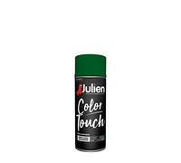 Julien Peinture Aérosol Intérieure et Extérieure Color Touch en Phase Aqueuse - Vert Basque Satin - 400ml