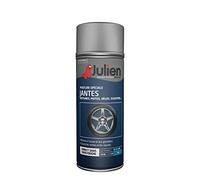 Julien Peinture Aérosol Special pour Jantes - Voitures et 2 roues - Noir Mat 400ml