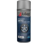 Julien Peinture Aérosol Special pour Jantes - Voitures et 2 roues - Noir Mat 400ml