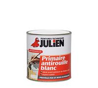 Julien - Primaire antirouille Feri'Prim pour fer - Blanc satiné 0,5 L