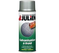JULIEN PEINTURE GALVANISANTE BRILLANT 400 ML ( AEROSOL , BOMBE , SPRAY ) BRICOLAGE , RENOVER , ART