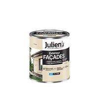 Julien Peinture pour Façades Multi-Supports en phase Aqueuse - Murs extérieurs, appuis de fenêtres, soubassement, gouttières - Ton Pierre 1 L