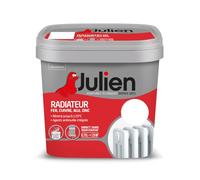 Julien Peinture Radiateur Acrylique, Fer, Cuivre, Alu, zinc - Direct sans sous-couche, Mat, Blanc Mat, 0,75 L