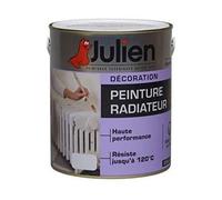 Julien Peinture Radiateur Formule Glycero Haute Performance jusqu'à 120°C - Blanc Brillant - 0,5L