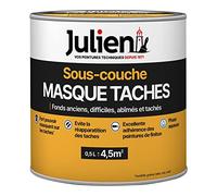Julien Peinture Sous-Couche Masque-Taches Multi-Supports - Isole les Taches sur Murs et Plafonds - Blanc Mat 0,5L