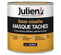 Julien Sous-couche Masque-Taches Multi-supports – Isole taches murs et plafonds – Blanc mat 2,5 L