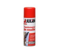 Julien Peinture Stop'Rouille Aérosol - Transformateur de Rouille - Noir 200ml